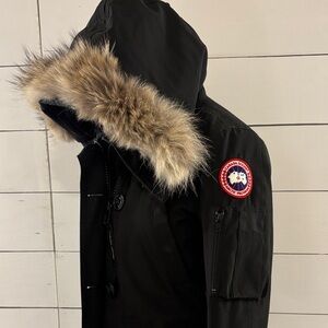 Canada Goose Black Ski Jacket with Fur Trim